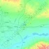 Yunzhou topographic map, elevation, terrain