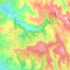 Pénoutou topographic map, elevation, terrain