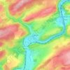 Fairon topographic map, elevation, terrain