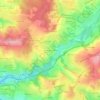 Le Mas de l'Aurence topographic map, elevation, terrain