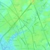 Glynco topographic map, elevation, terrain