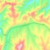 集场 topographic map, elevation, terrain