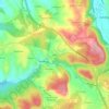 Freiria topographic map, elevation, terrain