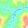 Monterrey topographic map, elevation, terrain