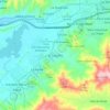 El Castaño topographic map, elevation, terrain