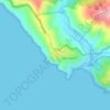 Muir Beach Overlook topographic map, elevation, terrain