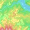 Cashers Hill topographic map, elevation, terrain