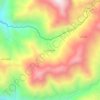 Los Cocos topographic map, elevation, terrain