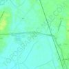 Kampung Kubang Gajah topographic map, elevation, terrain