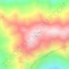 Cerro Santa Ana topographic map, elevation, terrain