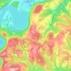 Bloomington topographic map, elevation, terrain
