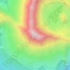Pico del Fraile topographic map, elevation, terrain