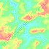 Paramo topographic map, elevation, terrain