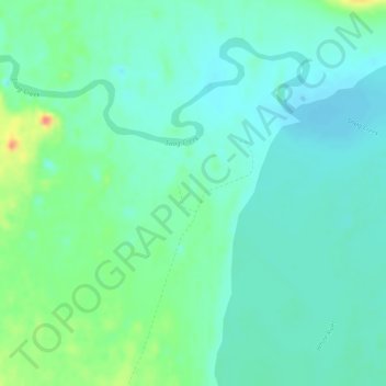 Snag topographic map, elevation, terrain