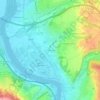 Champ Fleuri topographic map, elevation, terrain