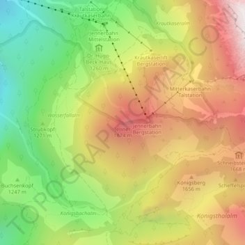 Jenner topographic map, elevation, terrain