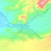 entrada al ingenio topographic map, elevation, terrain