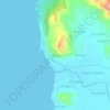 Quirino topographic map, elevation, terrain