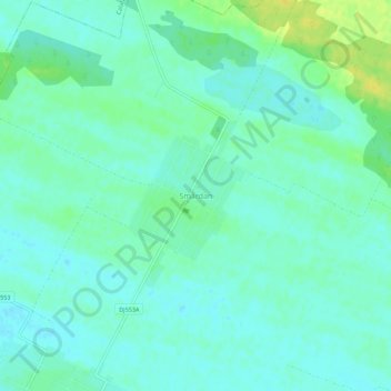 Smârdan topographic map, elevation, terrain