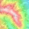 Mount Sheridan topographic map, elevation, terrain