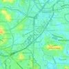 Kuppiawaththa topographic map, elevation, terrain