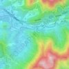麥景陶碉堡（礦山） topographic map, elevation, terrain