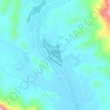 Al Khaburah topographic map, elevation, terrain