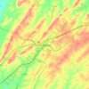Jonesborough topographic map, elevation, terrain