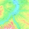 靖远县 topographic map, elevation, terrain