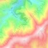 Chãs d'Égua topographic map, elevation, terrain