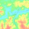 Porto Alegre topographic map, elevation, terrain