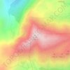 Spathi topographic map, elevation, terrain