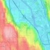 Glendale topographic map, elevation, terrain