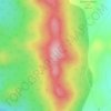 Montague Hill topographic map, elevation, terrain