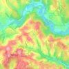 Beechmont topographic map, elevation, terrain
