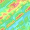 Beulah topographic map, elevation, terrain
