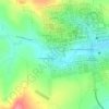 Playa Itá Cajón topographic map, elevation, terrain