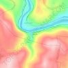Parkers Glen topographic map, elevation, terrain