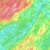 Hampton Township topographic map, elevation, terrain