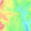 Buck Hill Falls topographic map, elevation, terrain