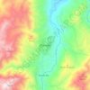 Planadas topographic map, elevation, terrain