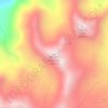 Wasatch Mountain topographic map, elevation, terrain