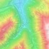 La Raillère topographic map, elevation, terrain