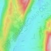 Les Eymards topographic map, elevation, terrain