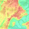 Pambilar topographic map, elevation, terrain