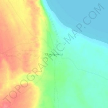 Eliye topographic map, elevation, terrain