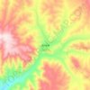 赛什斯镇 topographic map, elevation, terrain