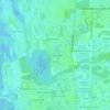 Fountain Lakes topographic map, elevation, terrain