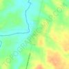 Aruaru topographic map, elevation, terrain