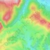 Măgura topographic map, elevation, terrain